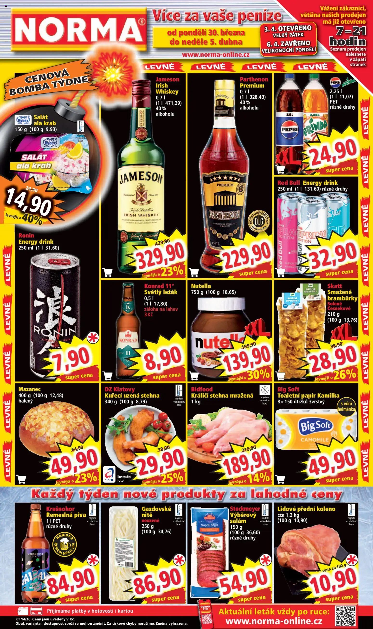 Norma leták - strana 1- platný od 30.03.2026