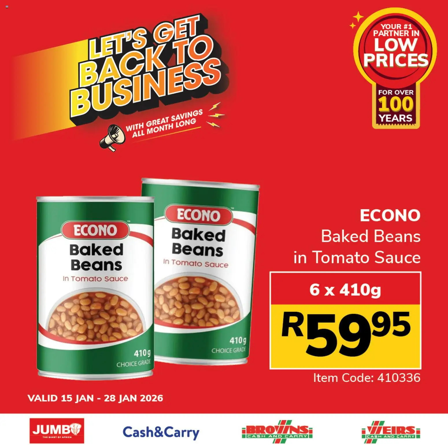 Jumbo Back to Business Specials - page 1- valid from 15/01/2026