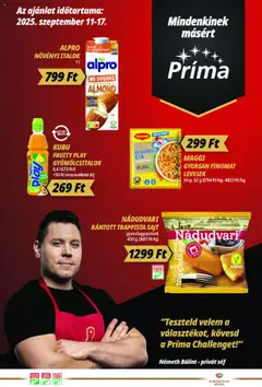 Előnézet CBA Príma Akciós újság érvényes 2025.09.11.-tól