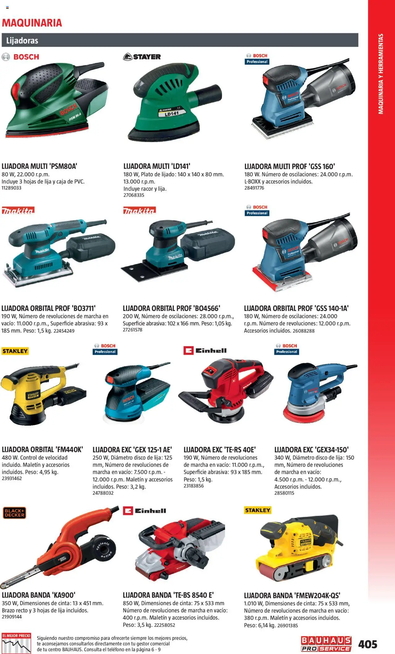 Bauhaus - ProService  - Página de 405 - Válido desde 24/02/2025