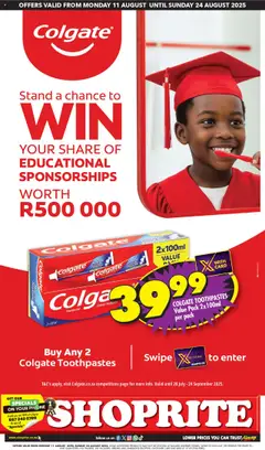 Preview Shoprite - Colgate Promotion valid from 11/08/2025