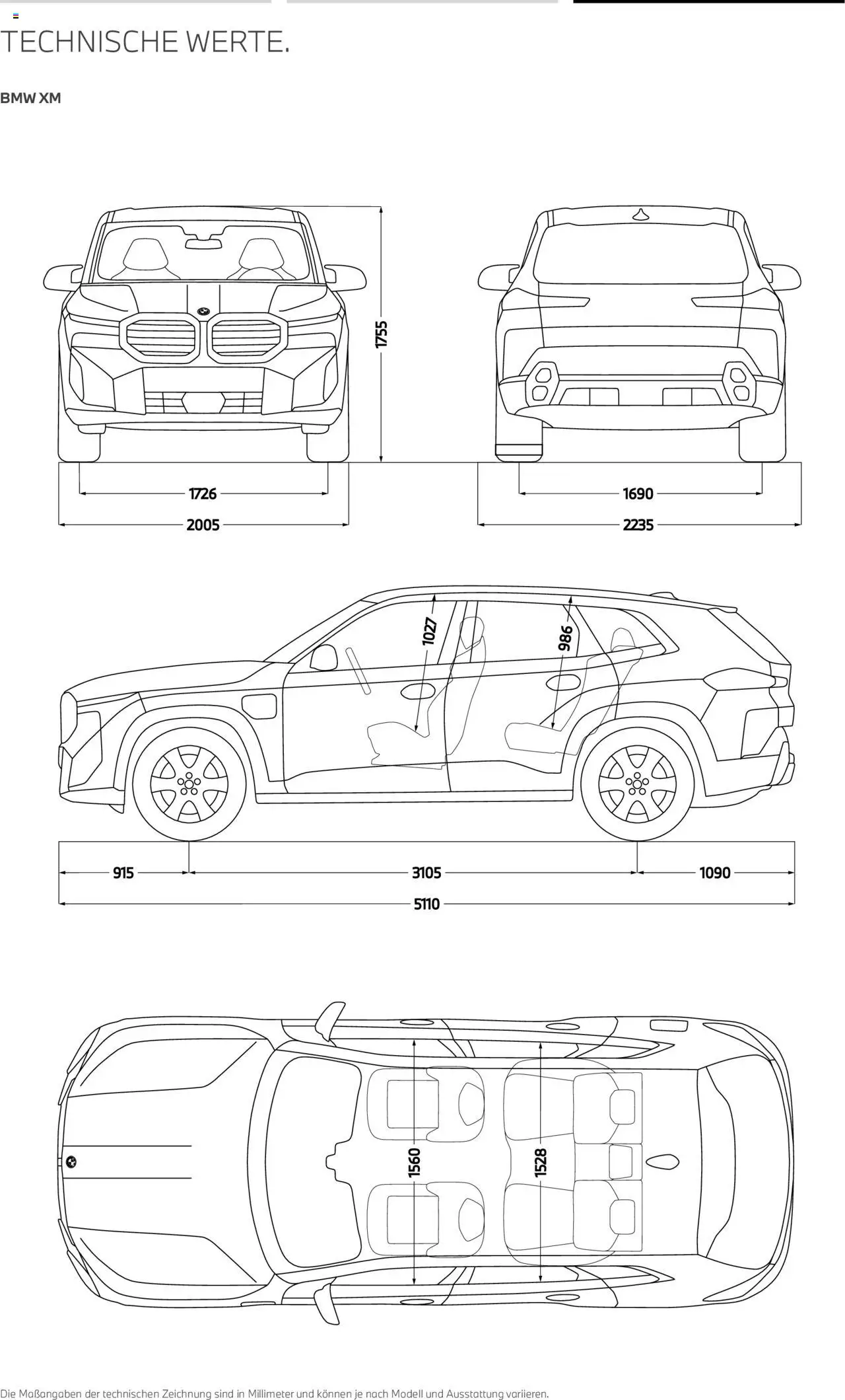 BMW XM - Seite 17 - gültig ab 01.08.2025