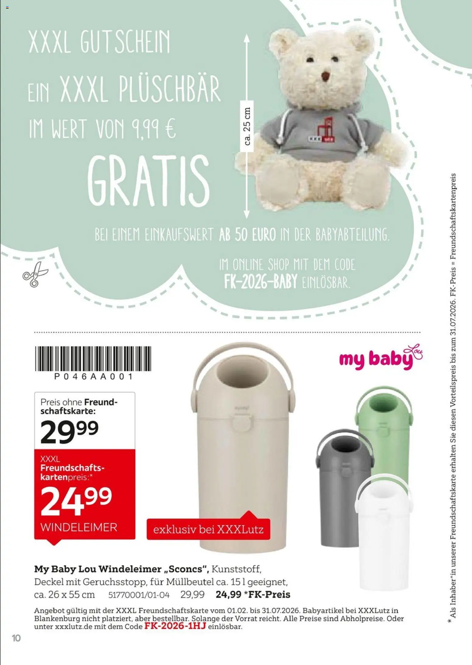 XXXL Lutz  Freundschaftskartenjournal - Seite 10 - gültig ab 01.02.2026