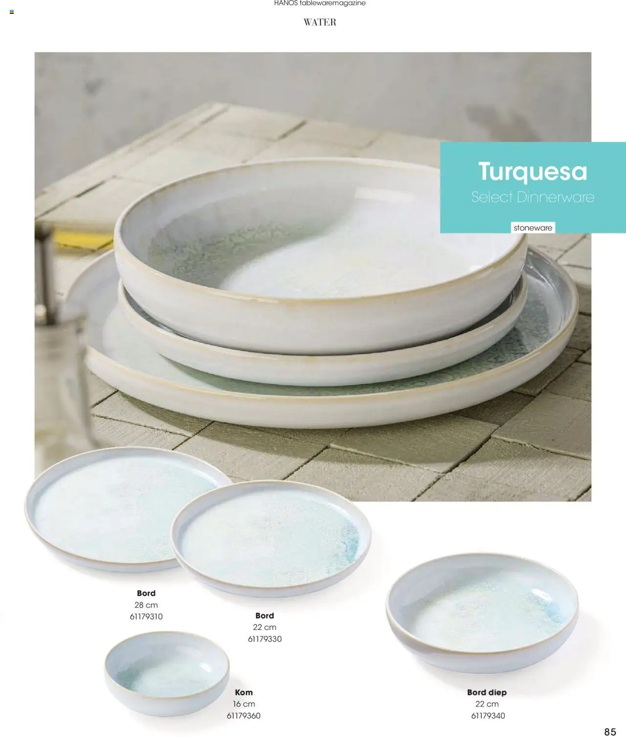 Hanos - Tableware magazine 2025-2026 - page 85- valid from 01-09-2025