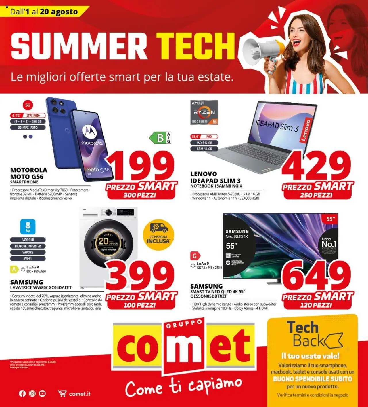Volantino Comet	 - pagina 1 - valido dal 01/08/2025