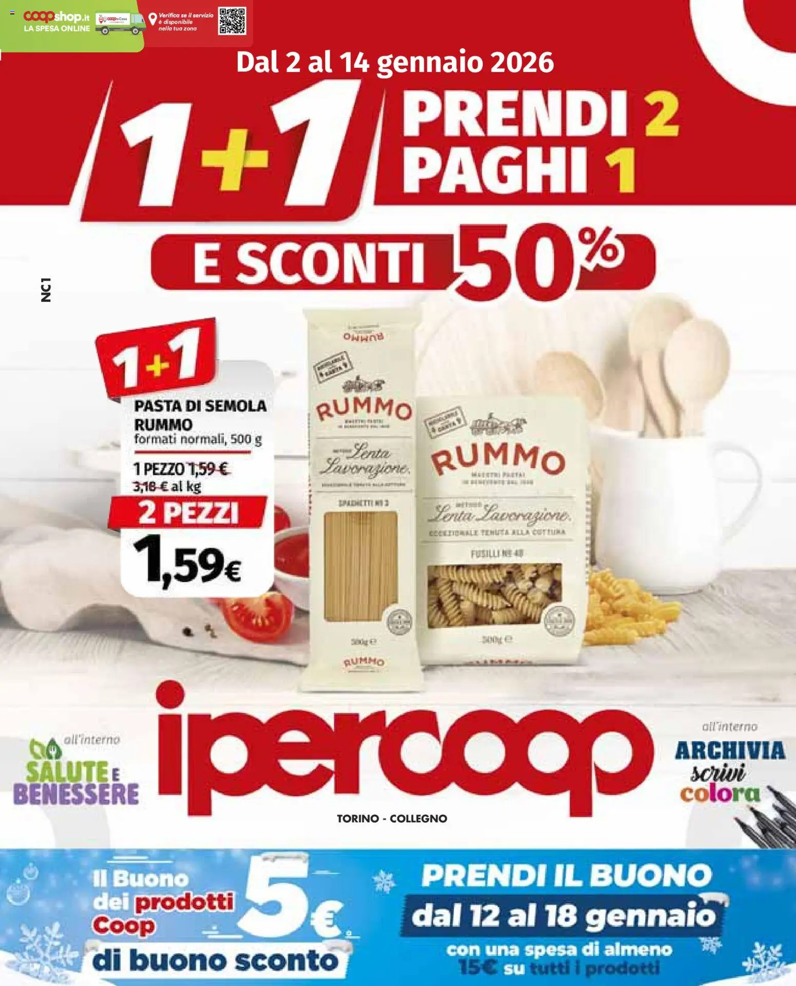 Volantino Ipercoop	 - pagina 1 - valido dal 02/01/2026