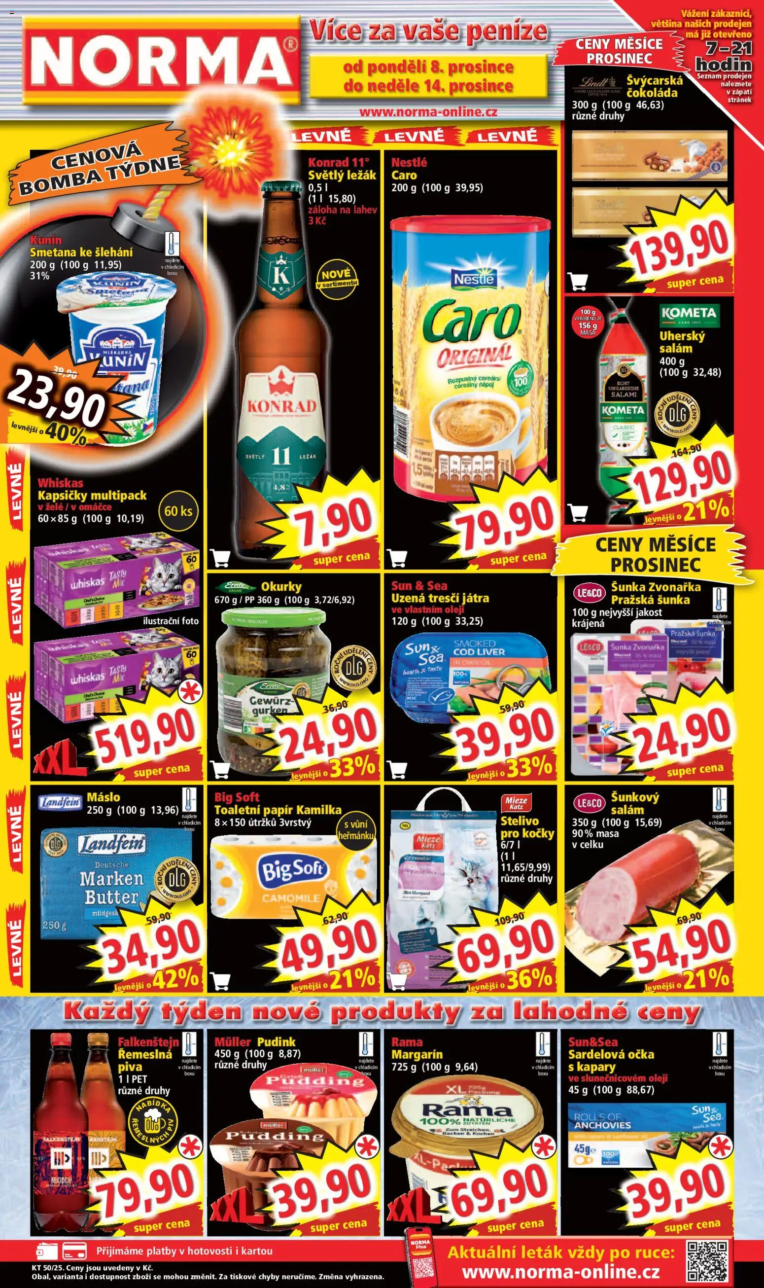 Norma leták - strana 1- platný od 08.12.2025