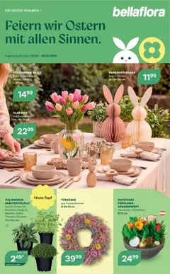 Vorschau bellaflora Flugblatt gültig ab 12.03.2026