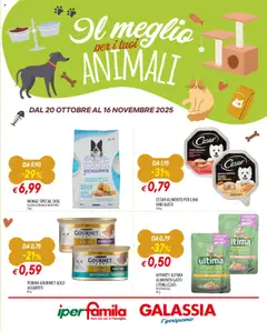 Anteprima Famila Iper Animali catalogo valida dal 20/10/2025