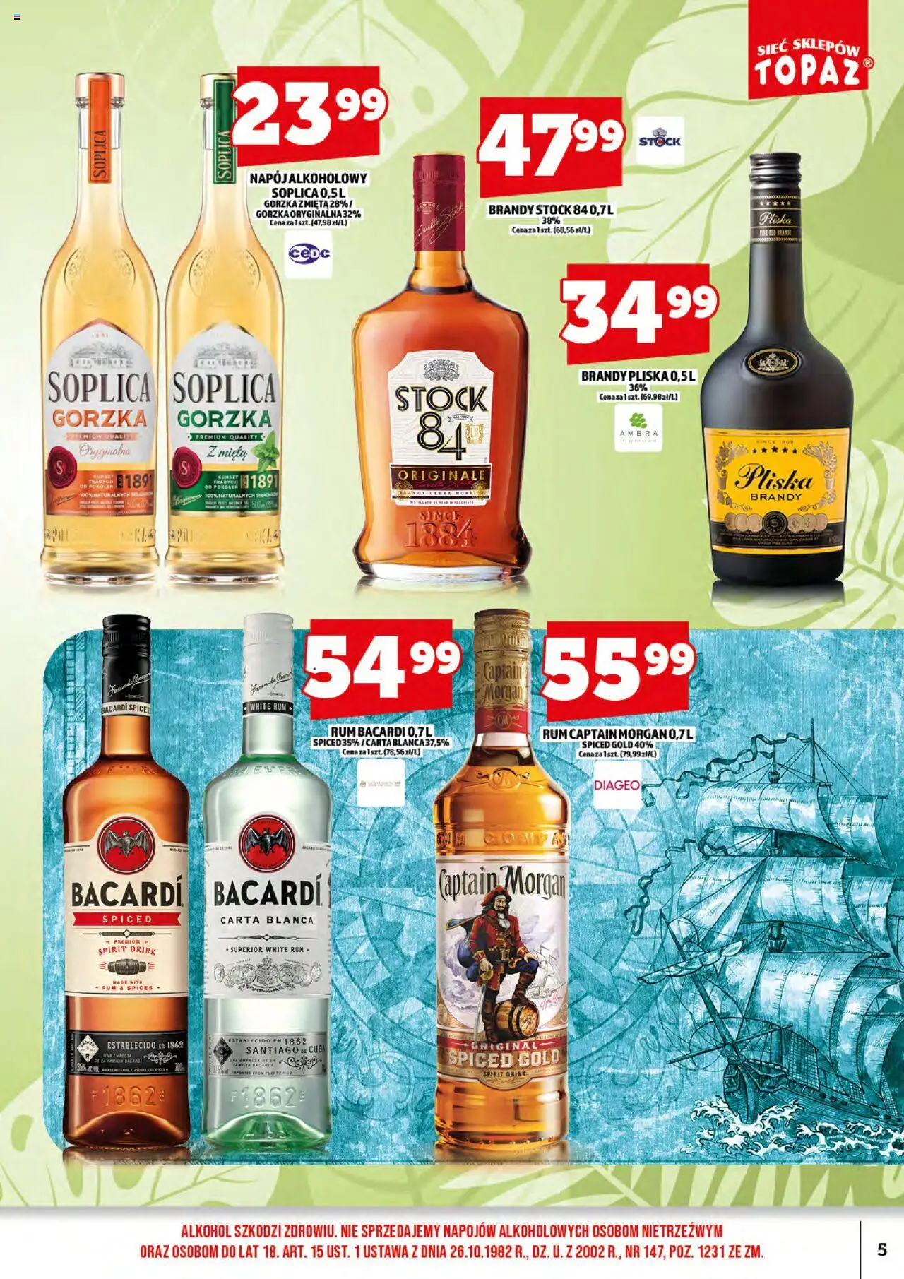Topaz Gazetka alkoholowa - strona 7- ważny od 17.07.2025