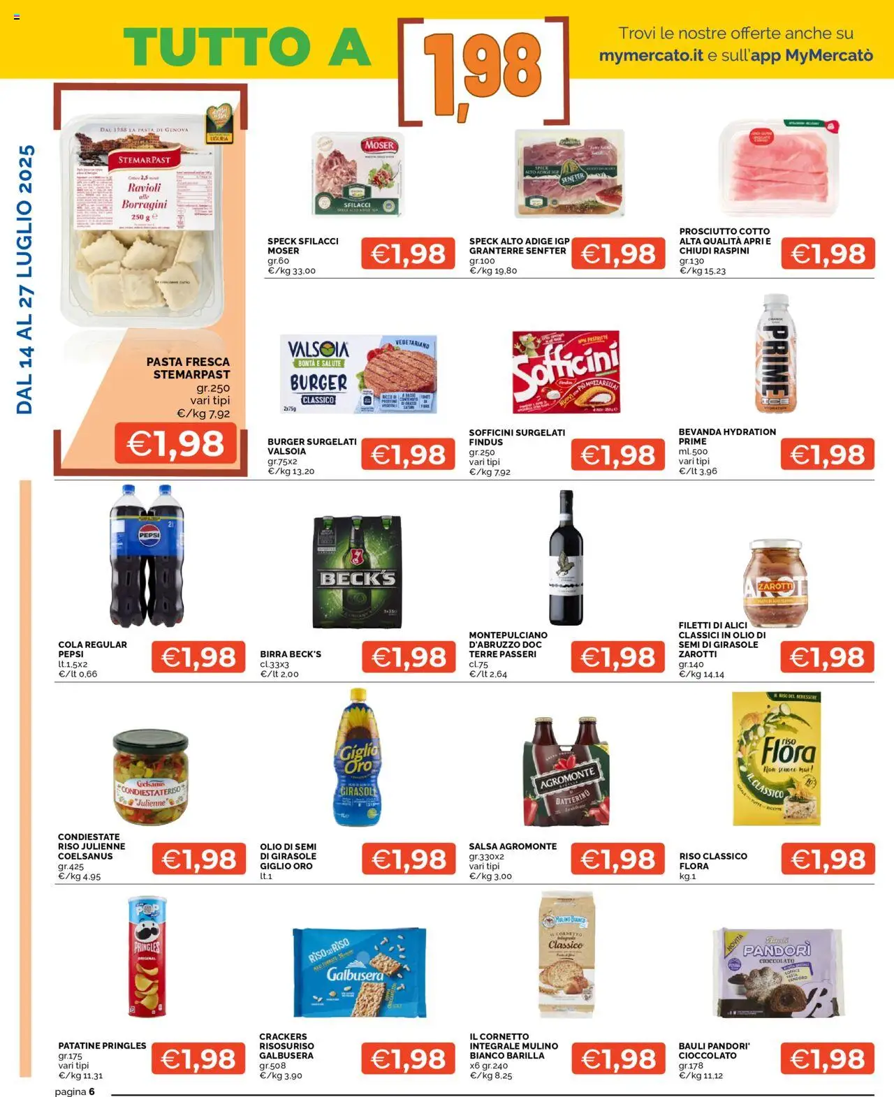 Volantino Mercatò	 - pagina 6 - valido dal 14/07/2025