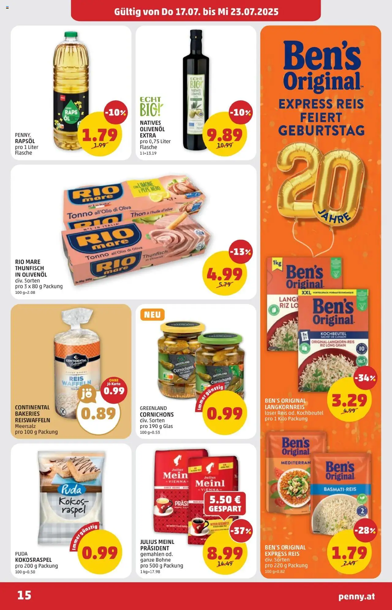 Penny Markt Flugblatt - Seite 15- gültig ab 17.07.2025