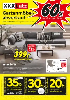 Vorschau XXXL Lutz Gartenmöbelabverkauf gültig ab 04.08.2025