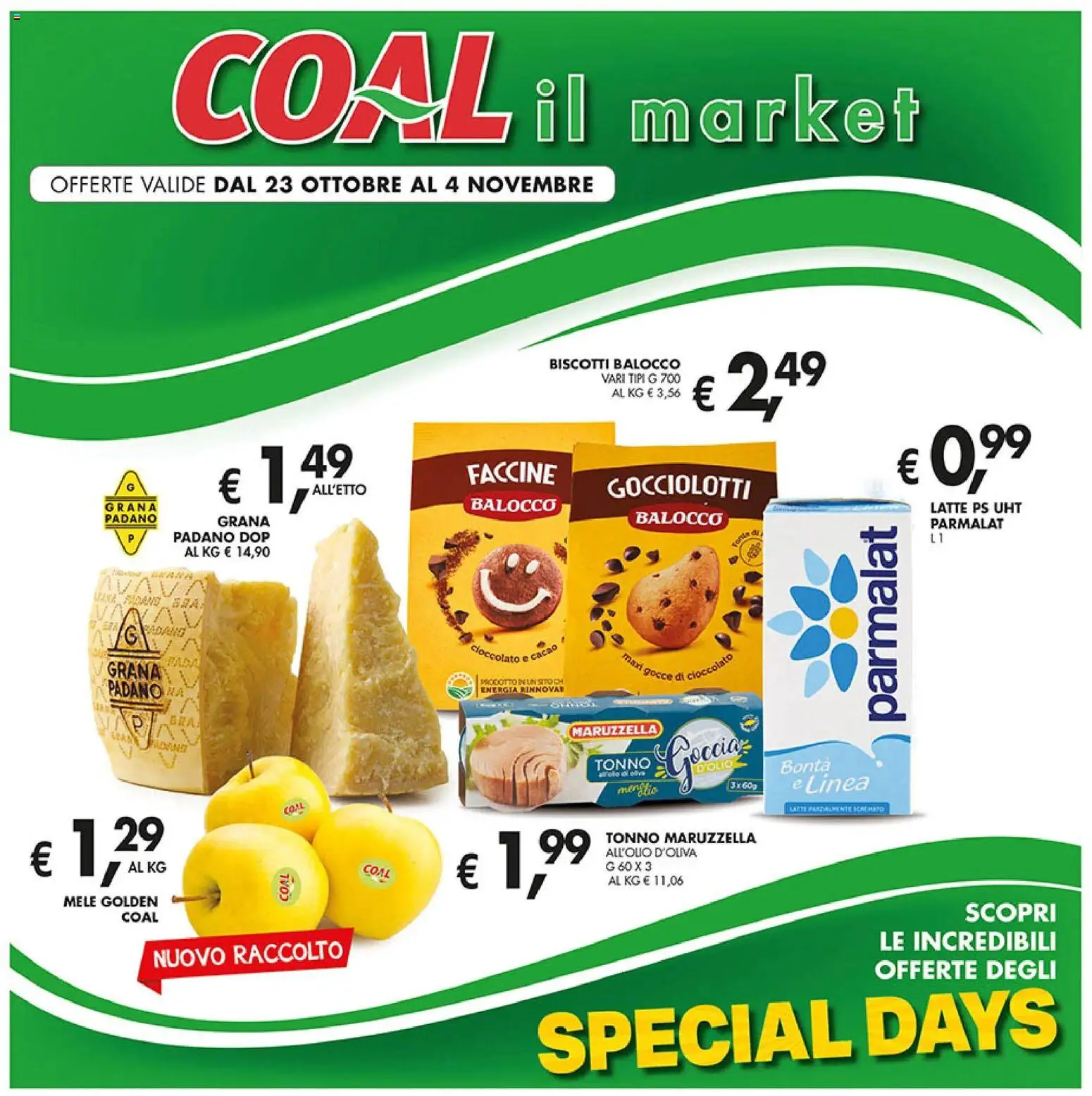 Volantino Coal	 - pagina 1 - valido dal 23/10/2025