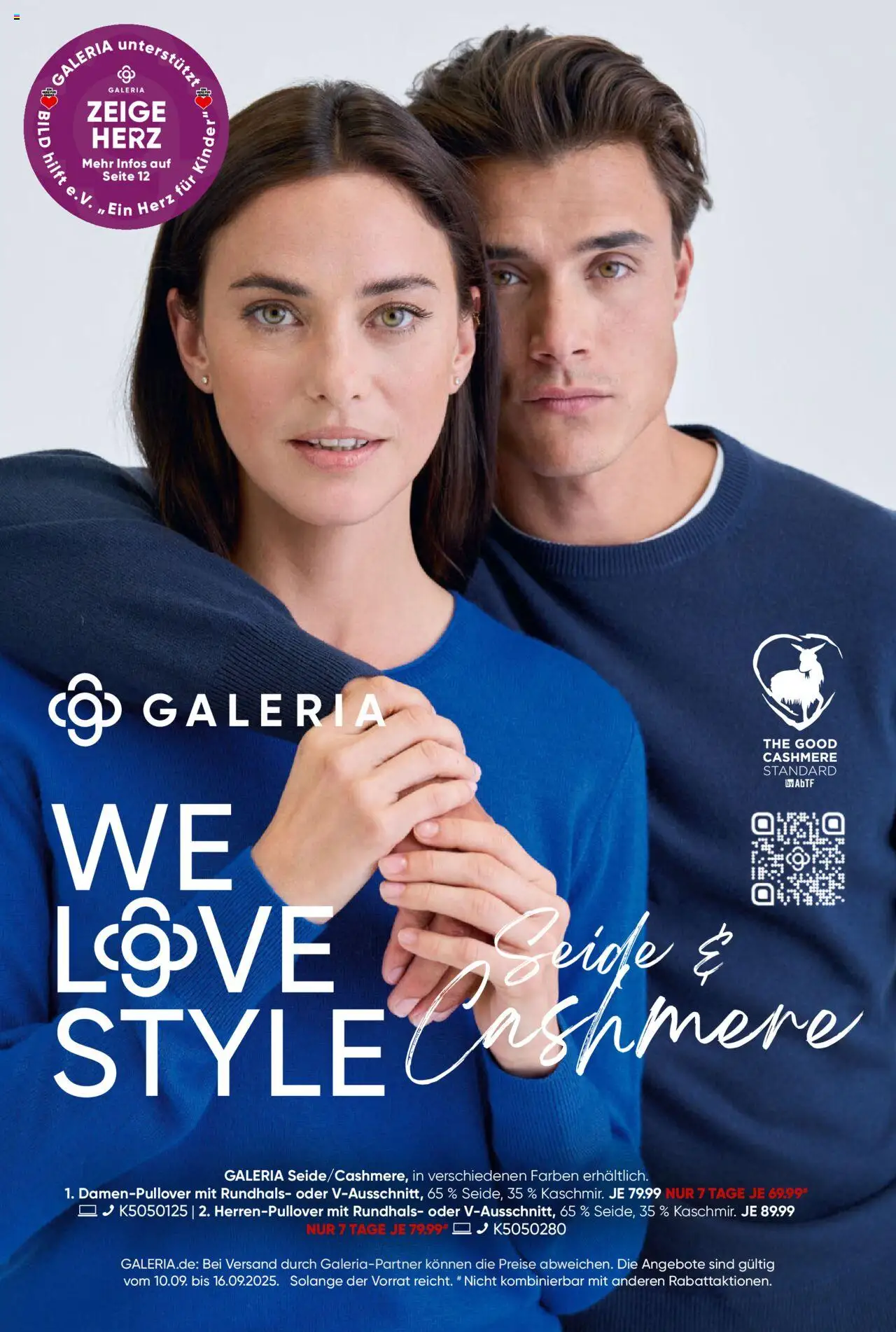 Galeria Karstadt Kaufhof Prospekt 	 - Seite 1 - gültig ab 10.09.2025