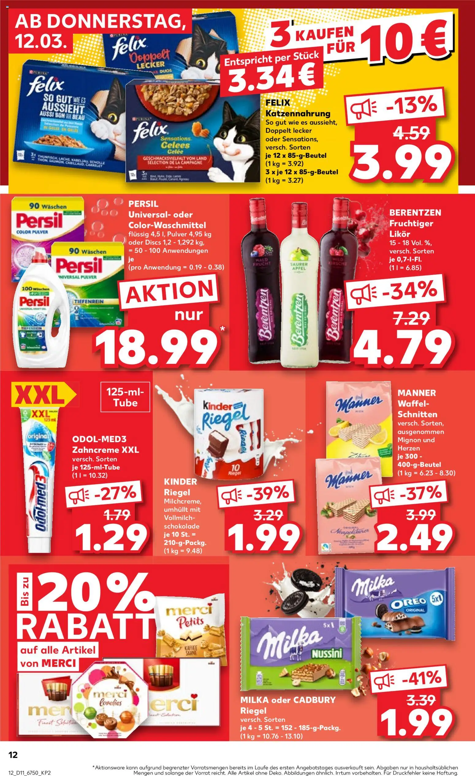 Kaufland Prospekt 	 - Seite 12 - gültig ab 12.03.2026