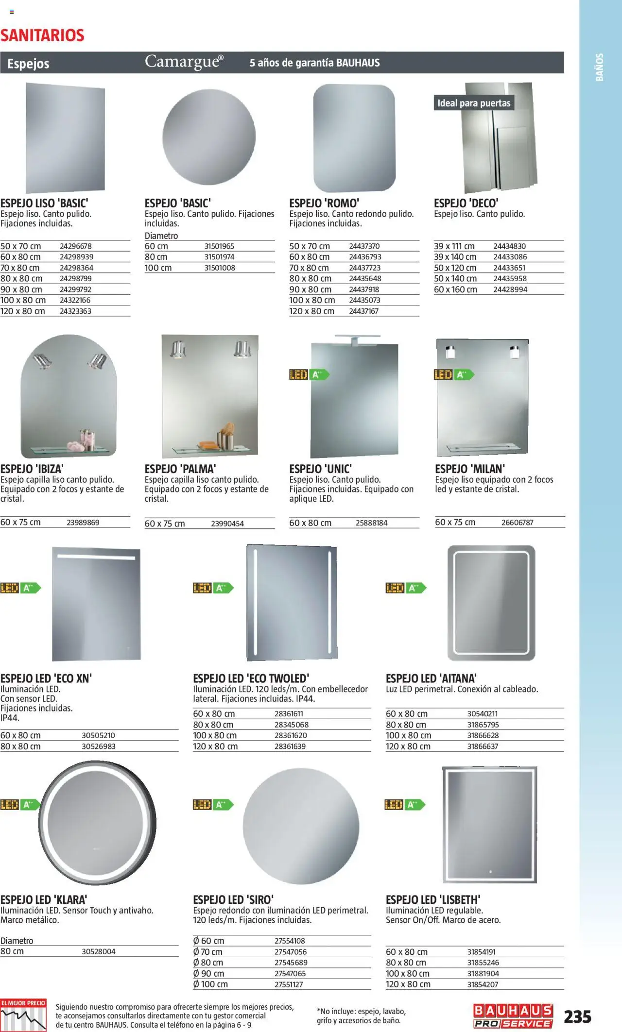 Bauhaus - ProService  - Página de 235 - Válido desde 24/02/2025