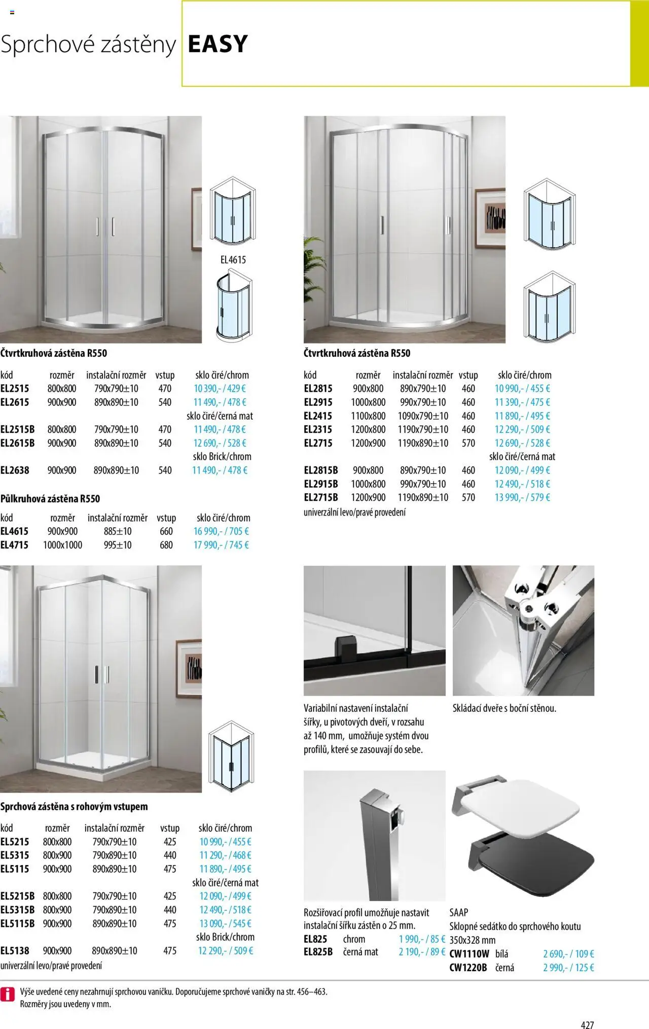 Sapho koupelny katalog - Koupelny profesionál - strana 424- platný od 23.05.2025