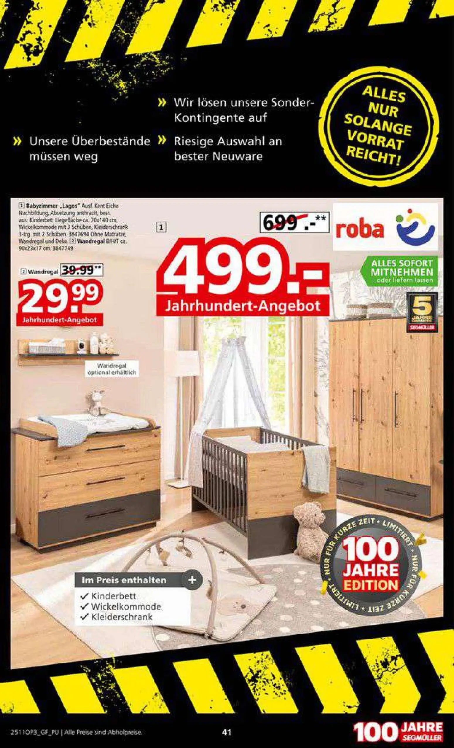 Segmüller Lagerausverkauf bei Segmüller - Seite 41 - gültig ab 22.11.2025
