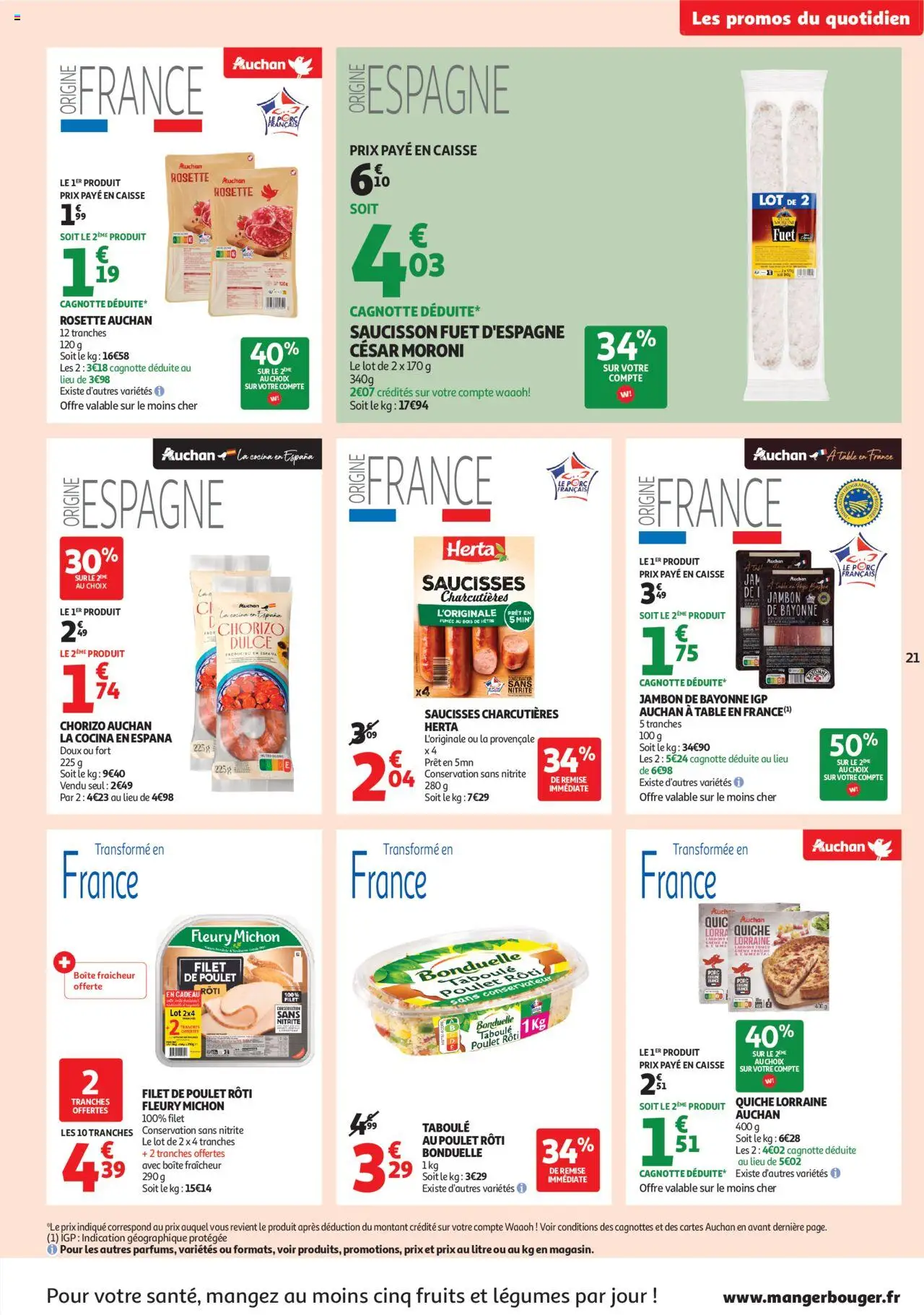 Auchan prospectus - page 21 - valable à partir du 16/07/2025
