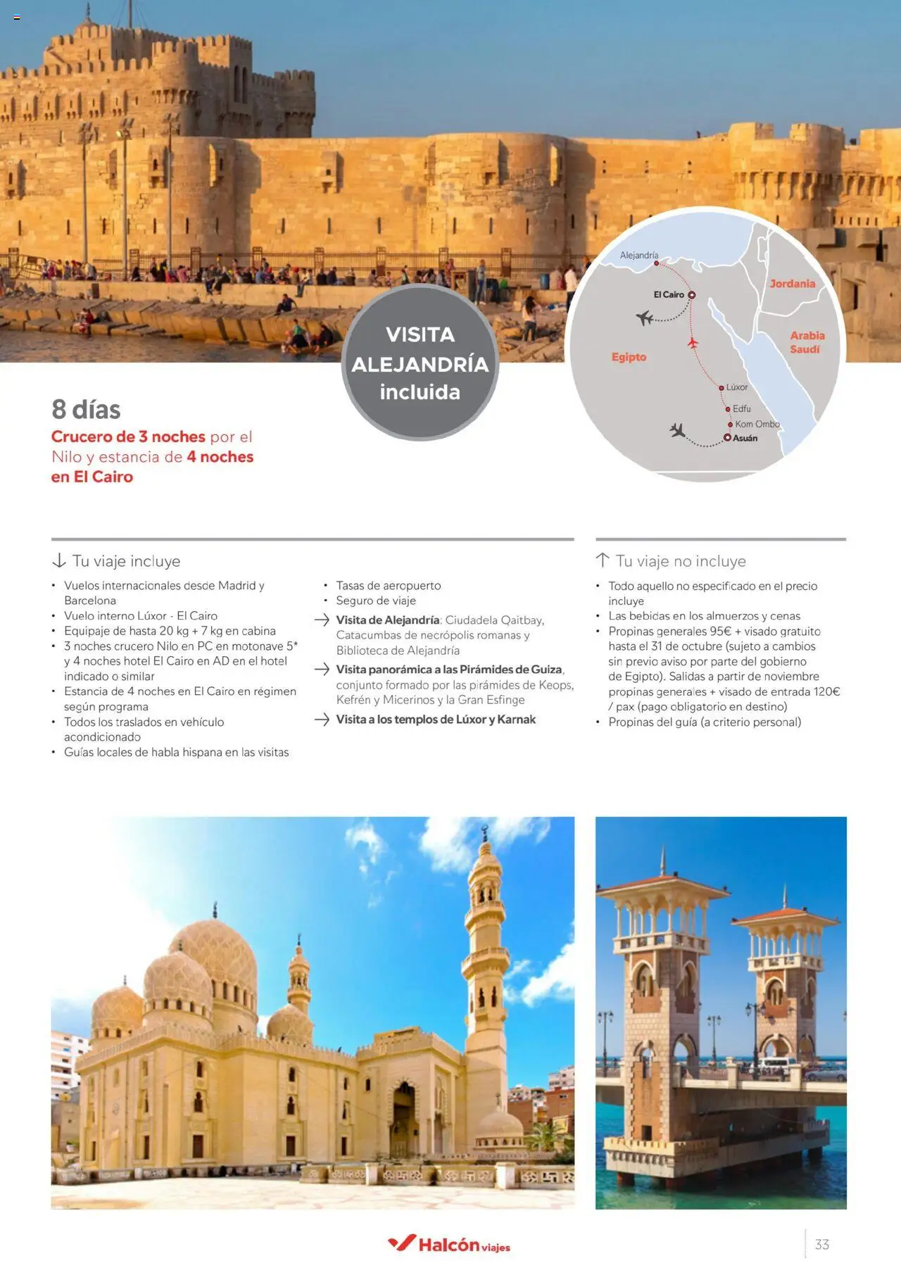 Halcón Viajes Egipto - Página de 33 - Válido desde 01/07/2025