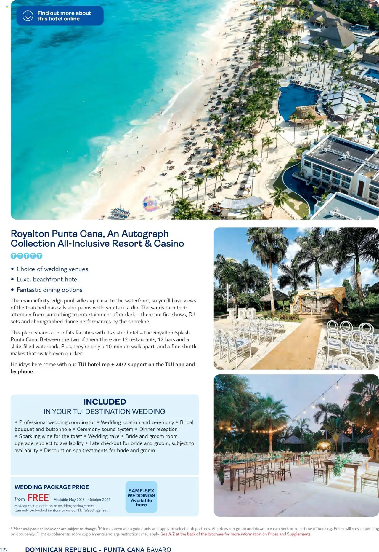TUI - Weddings 2026 - page 122- valid from 01/05/2025