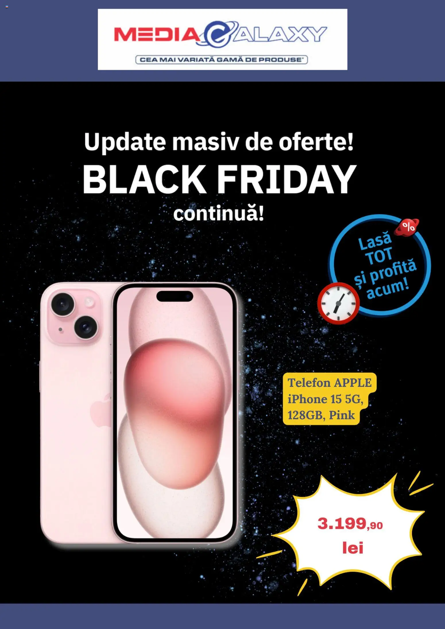 Media Galaxy Black Friday - pagina 1- valabil de la 13.11.2025