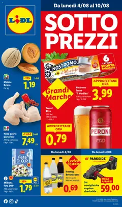 Anteprima Volantino Lidl	 valida dal 04/08/2025