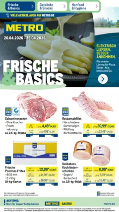 Vorschau Metro Prospekt 	 gültig ab 20.04.2026
