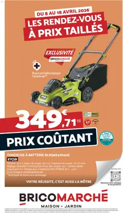 Aperçu Bricomarché catalogue valable à partir du 08/04/2026