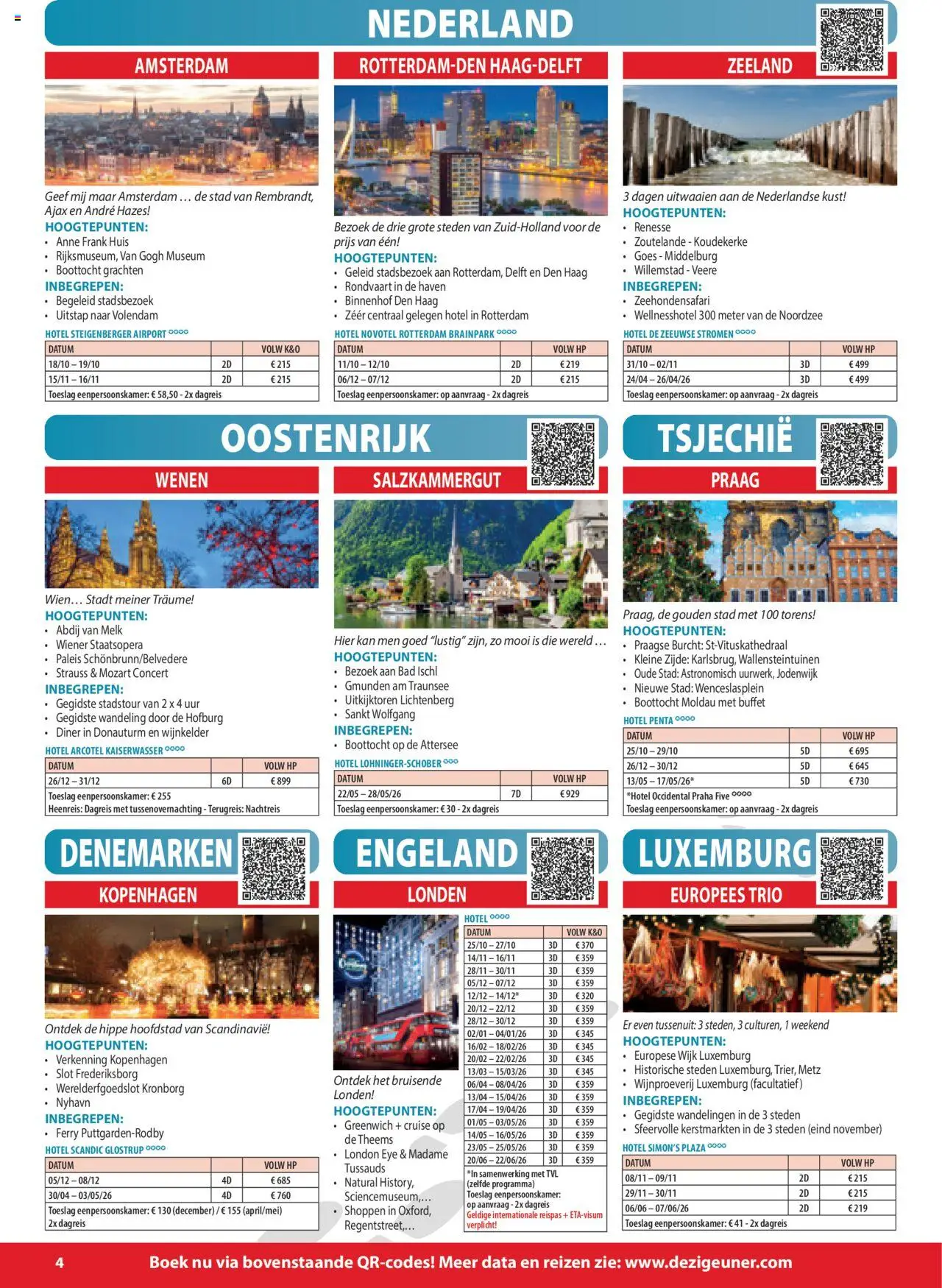 De ZigeunerNajaars- en voorjaarsbrochure 2025 - 2026 - page 4- valid from 15/09/2025