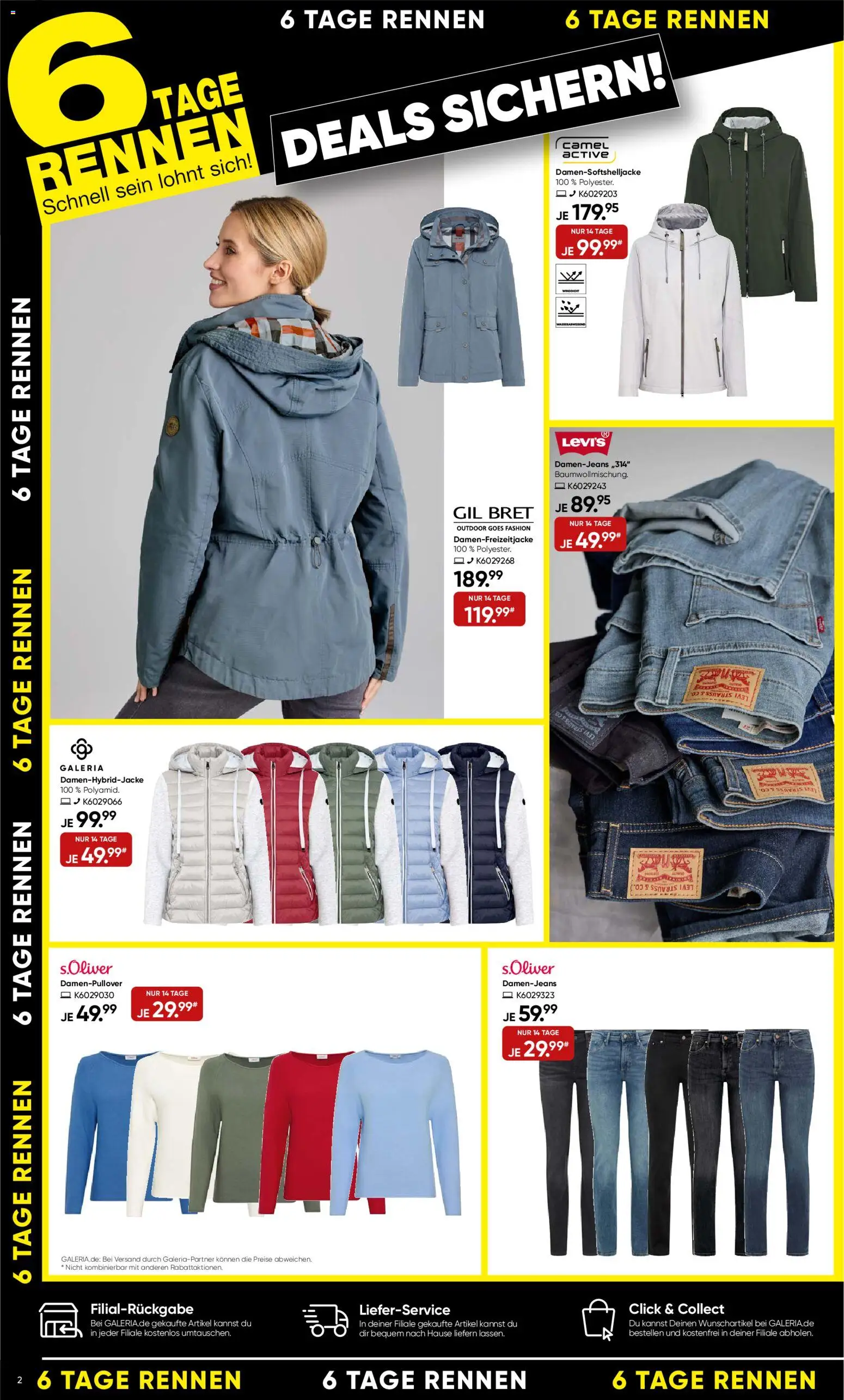 Galeria Karstadt Kaufhof Prospekt 	 - Seite 2 - gültig ab 15.04.2026