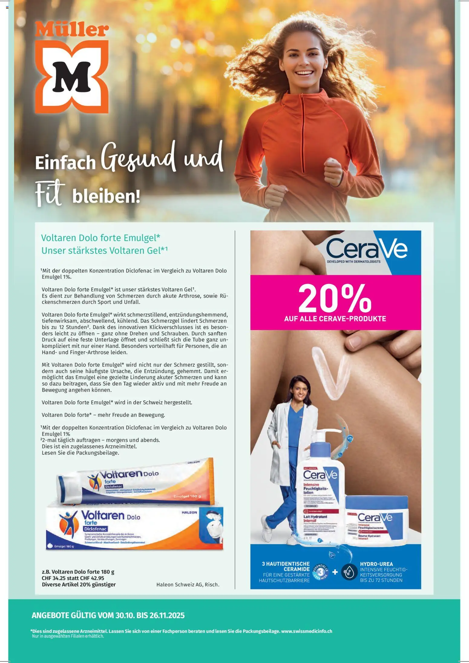 Müller Aktionen Gesundheitsspezialist - Seite 1- gültig ab 30.10.2025
