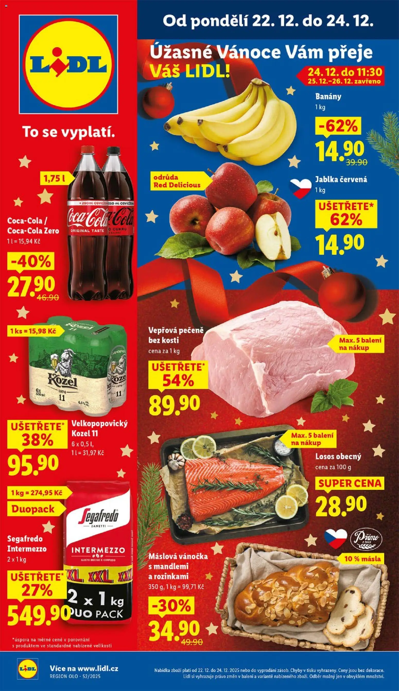Lidl leták - strana 1- platný od 22.12.2025