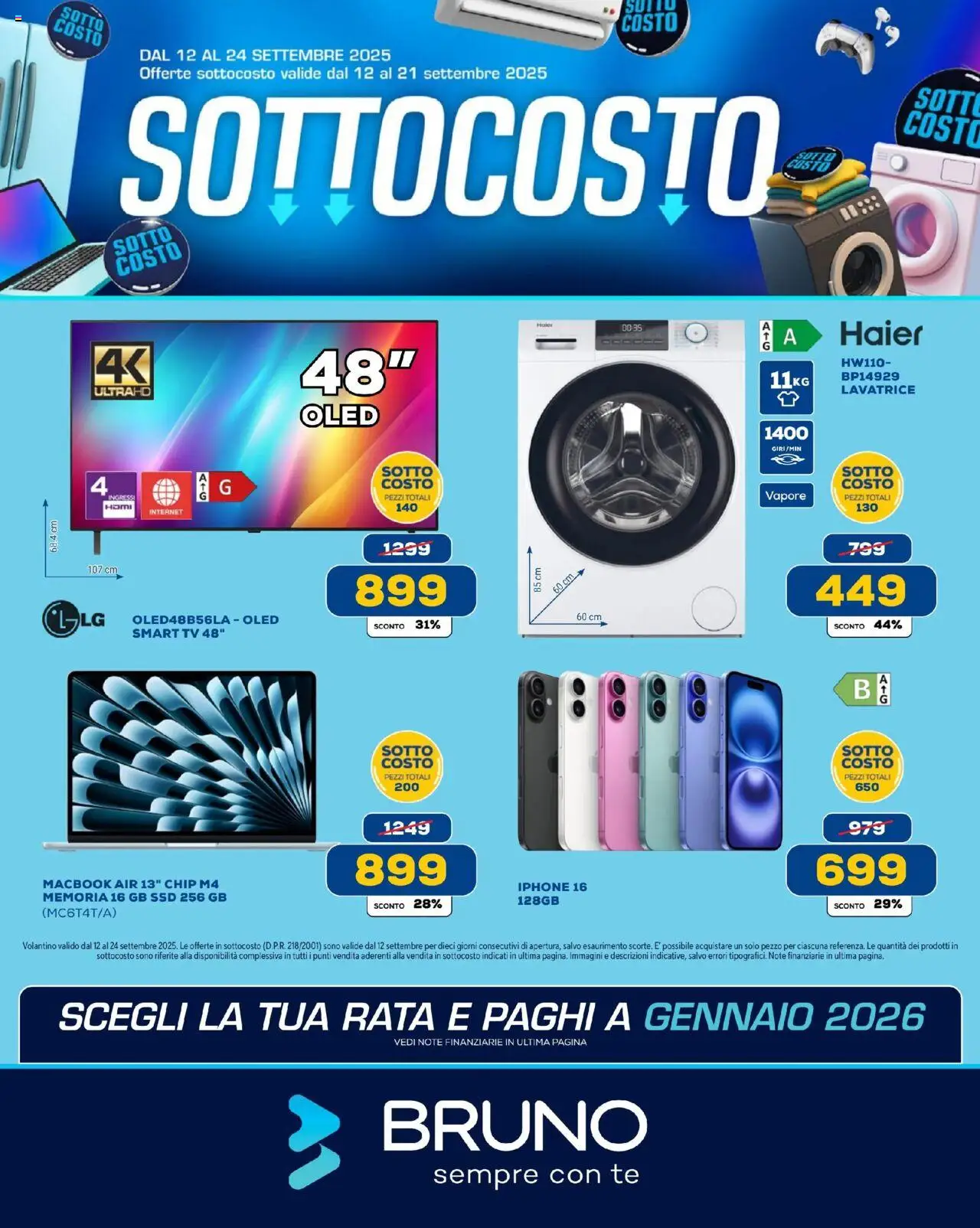 BRUNO Sottocosto catalogo - pagina 1 - valido dal 12/09/2025