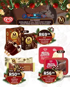 Preview Take n Pay Sweet Festive Treats  valid from 05/12/2025