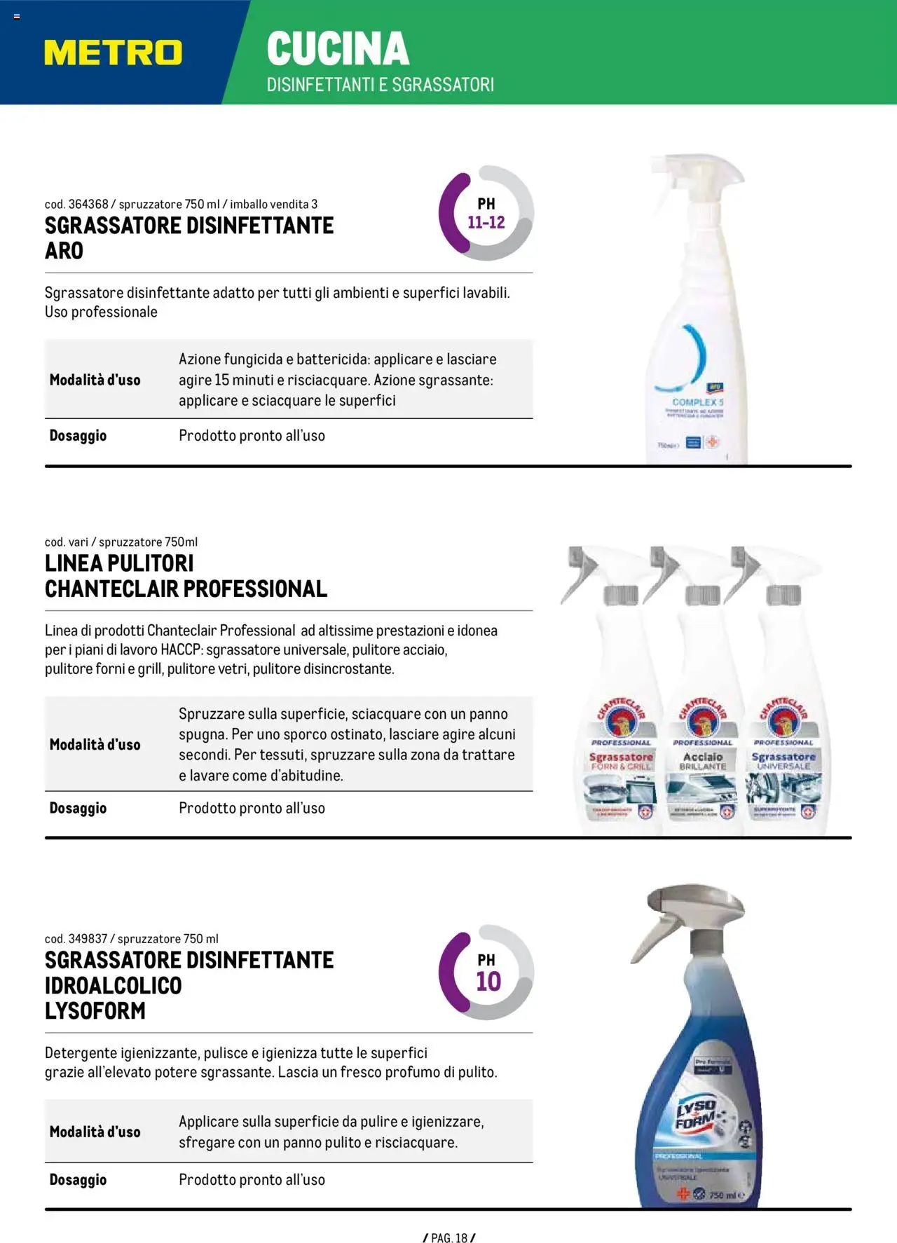 Metro Detergenza Professionale catalogo - pagina 18 - valido dal 11/09/2025