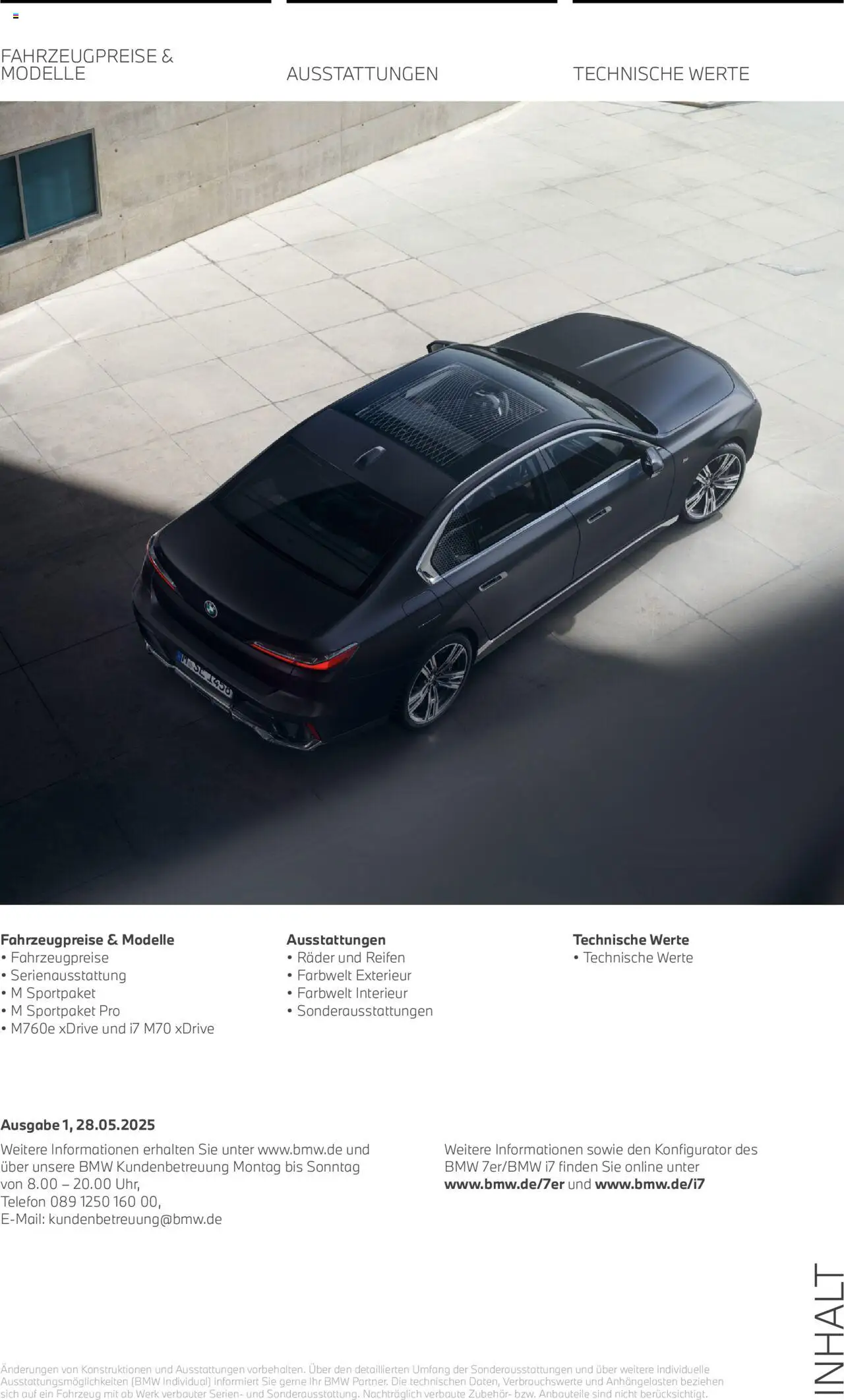 BMW i7 - Seite 2 - gültig ab 01.07.2025