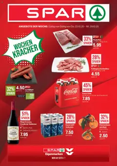 Vorschau SPAR Aktionen gültig ab 23.10.2025
