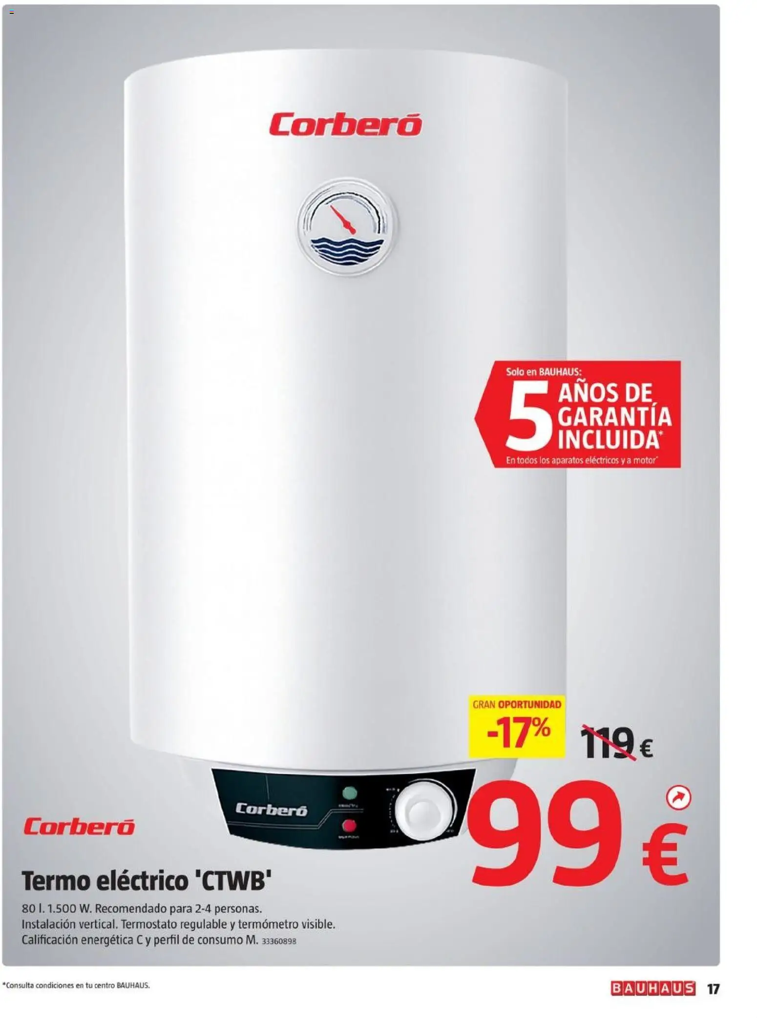 Bauhaus folleto - Página de 17 - Válido desde 17/11/2025