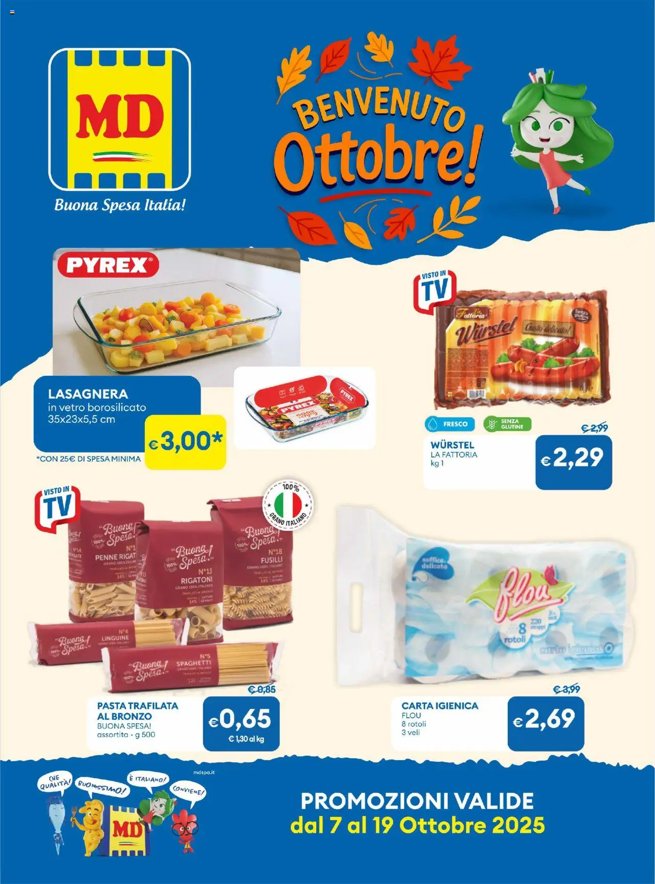 Volantino MD Discount	 - pagina 1 - valido dal 07/10/2025