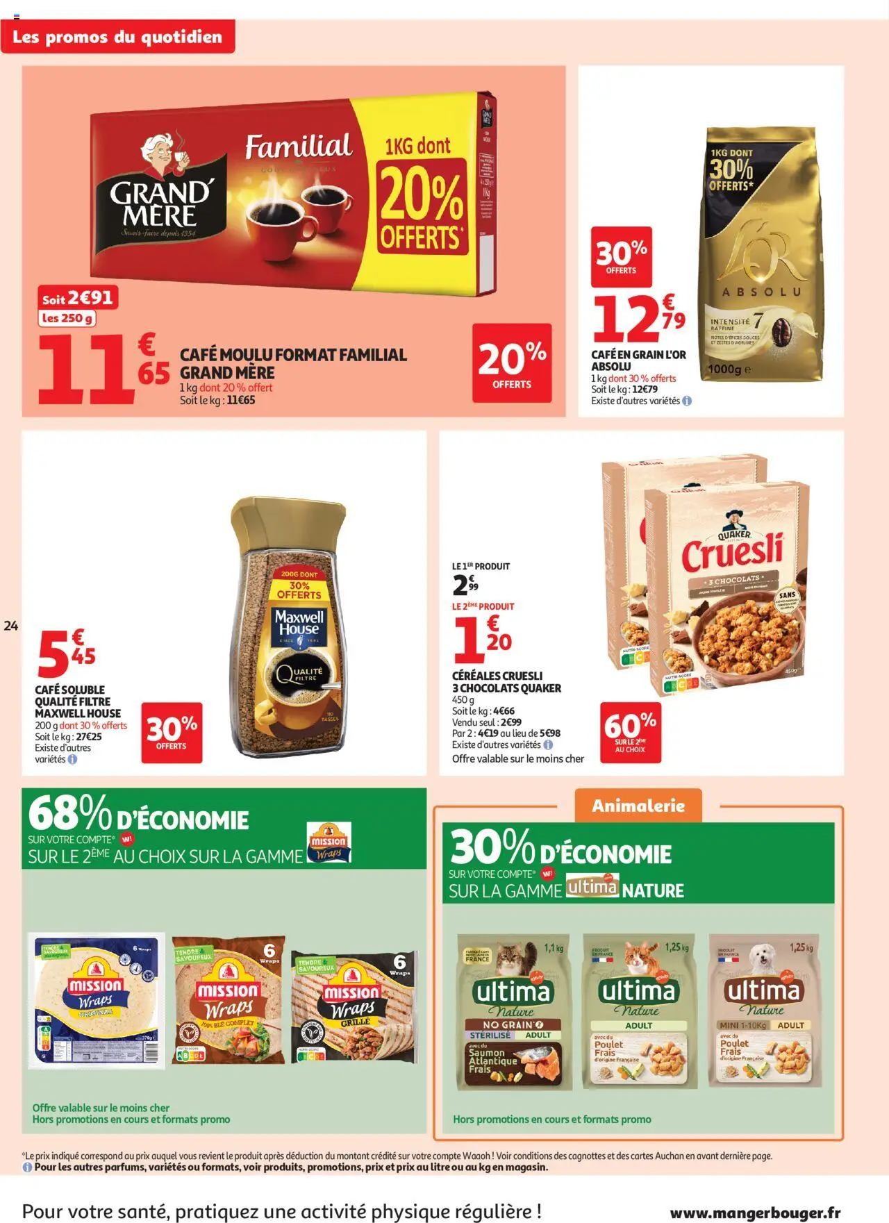 Auchan C'est parti pour une année moins chère dans votre super - page 24 - valable à partir du 16/07/2025