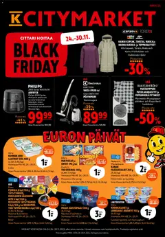 Esikatselu K-Citymarket - Black Friday voimassa alkaen 24/11/2025