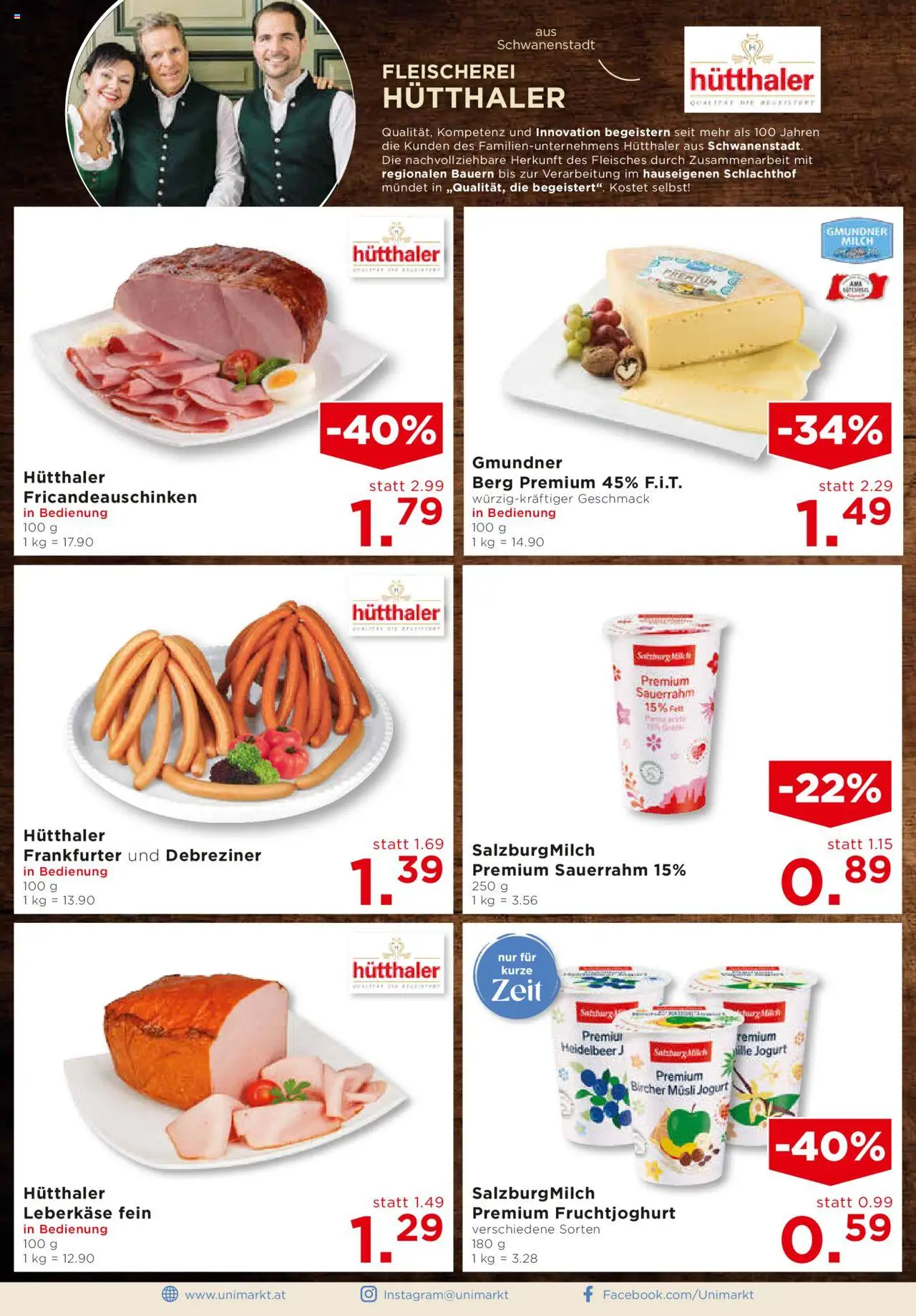 Unimarkt Flugblatt - Seite 4- gültig ab 16.07.2025