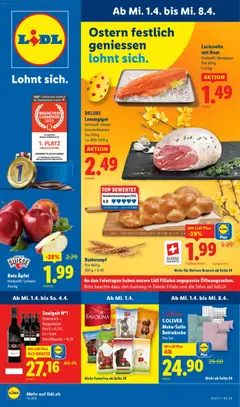 Vorschau Lidl aktionen gültig ab 01.04.2026