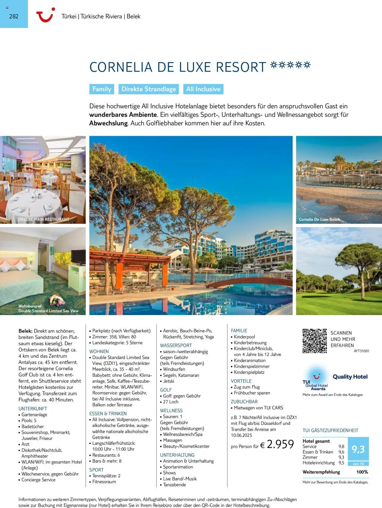 TUI  Südeuropa & Nordafrika 2025/26 - Seite 282 - gültig ab 01.01.2025