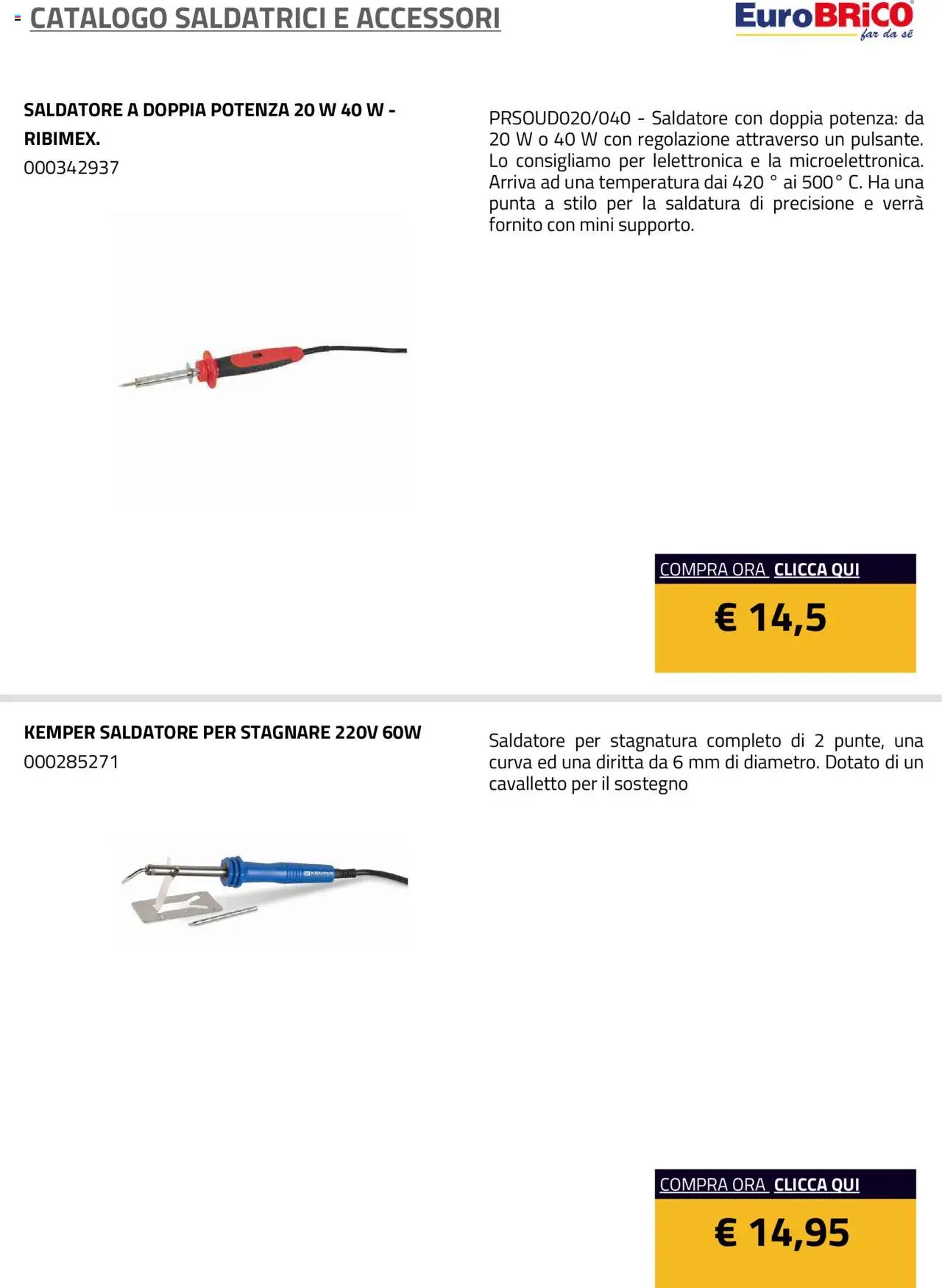 Eurobrico Saldatrici e accessori catalogo - pagina 4 - valido dal 23/07/2025