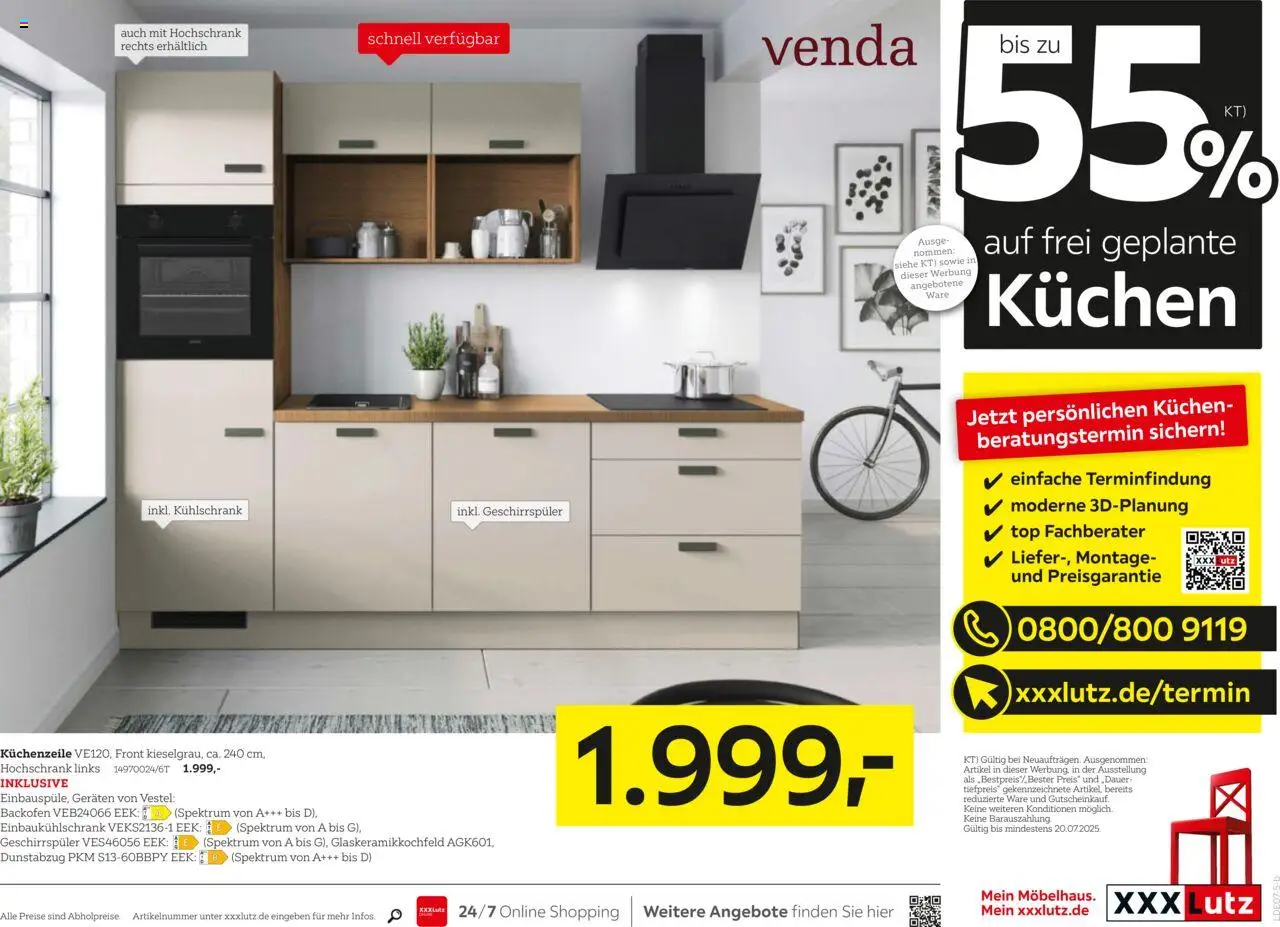 XXXL Lutz  NR. 1 beim Preis, Vollsortiment - Seite 11 - gültig ab 29.06.2025