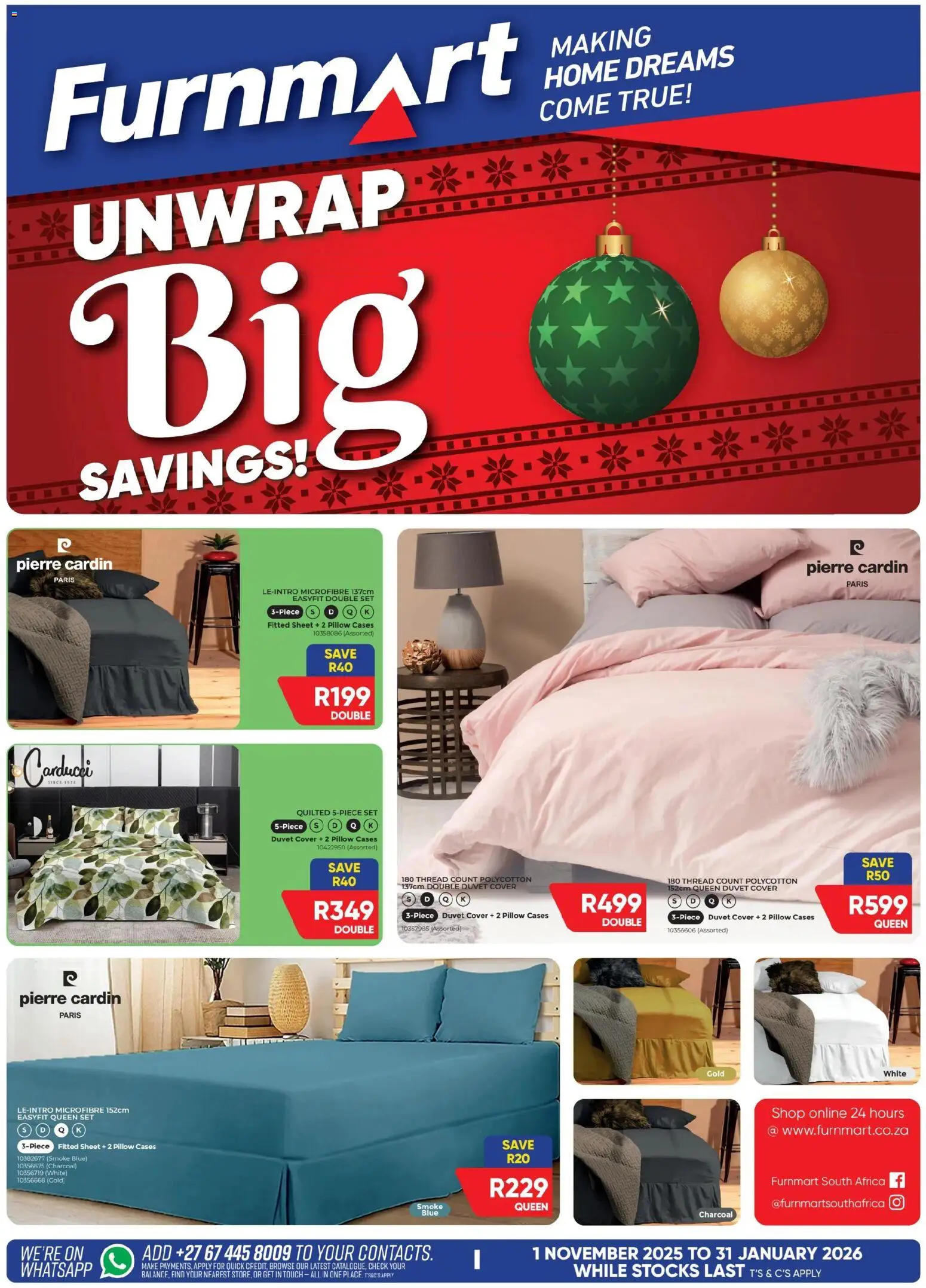 Furnmart Unwrap Big Savings! - page 1- valid from 01/11/2025