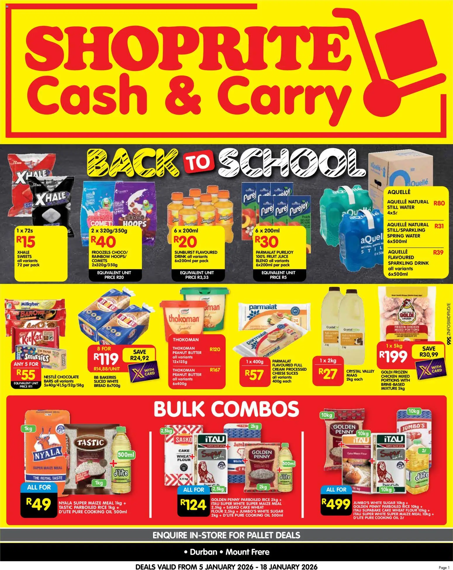Shoprite - Cash & Carry Back To School Savings - page 1- valid from 05/01/2026